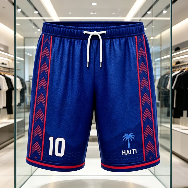 2026 New 3D Printed Fast Drying Football and Basketball Training Shorts and Men's Casual Beach Pants