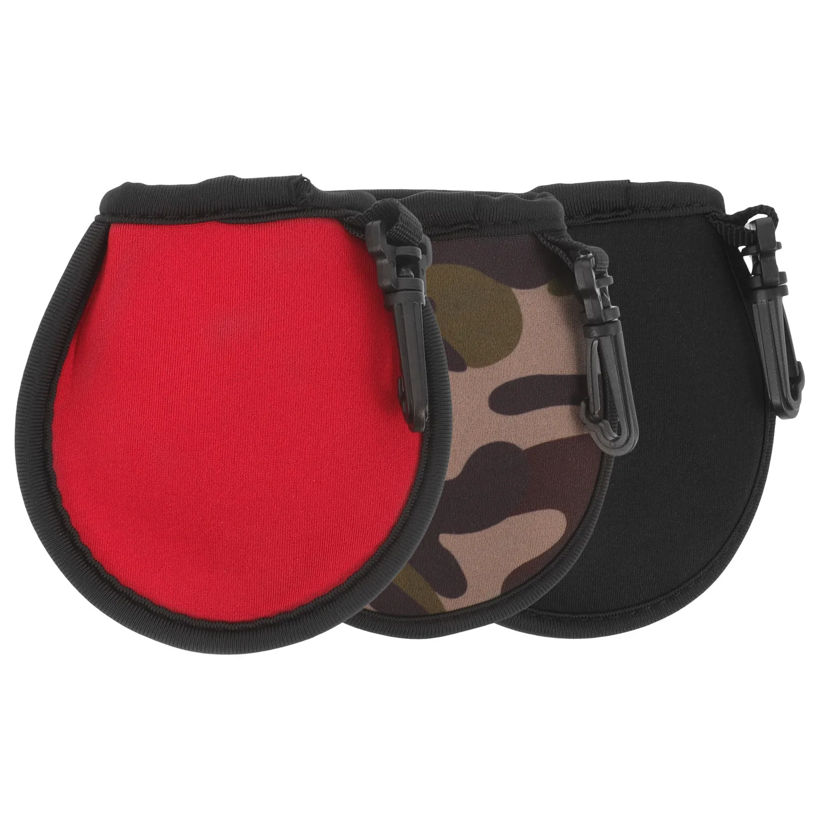 3Pcs Golf Ball Maintenance Pouch Water-Resistant Cleaning Bag for Keeping Balls Dry and Clean during Cleaner Ball