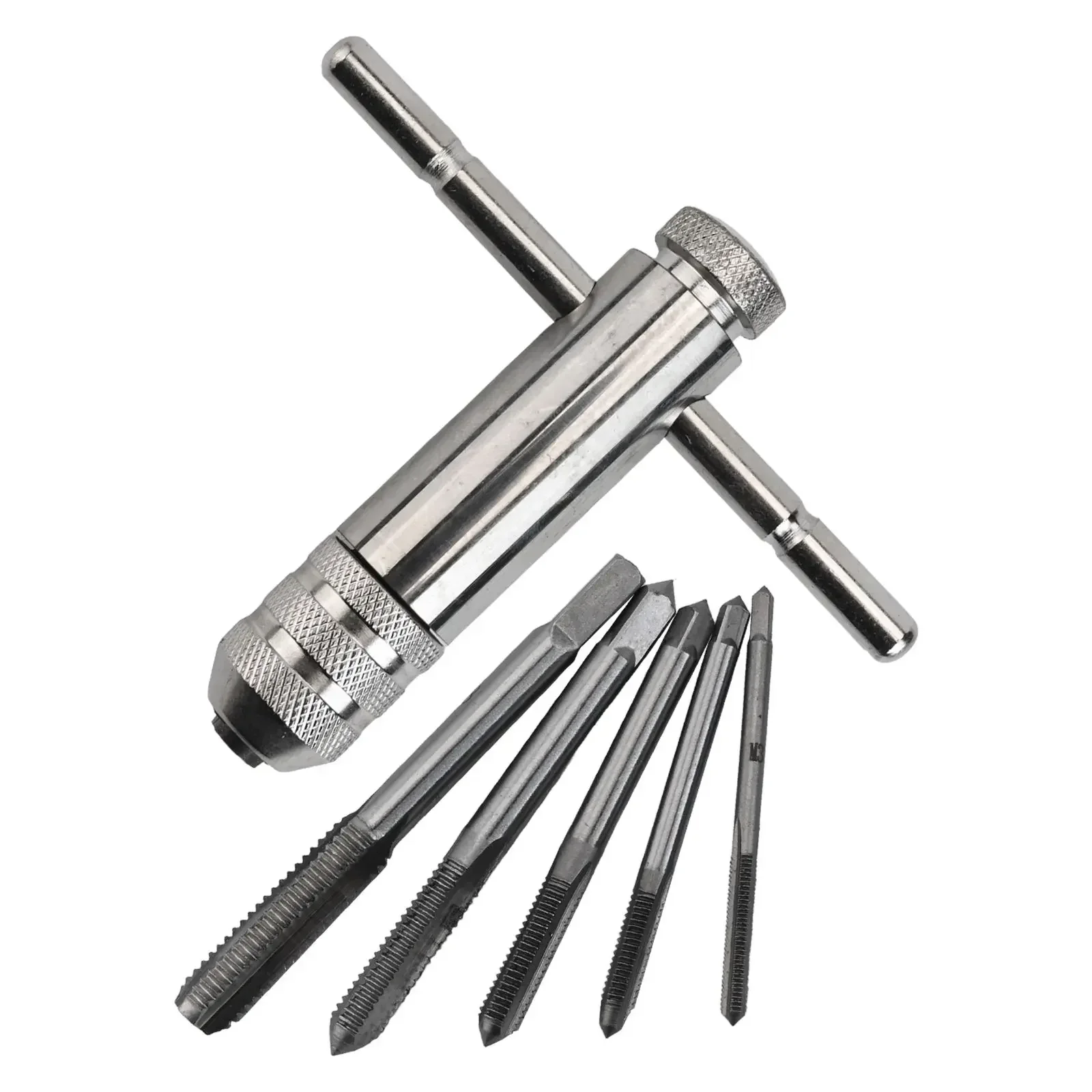 

For Square Shanks For Hex Drives Adjustable Ratchet Wrench Home Repair Workshop Easy Switch Left Right Tap Holder