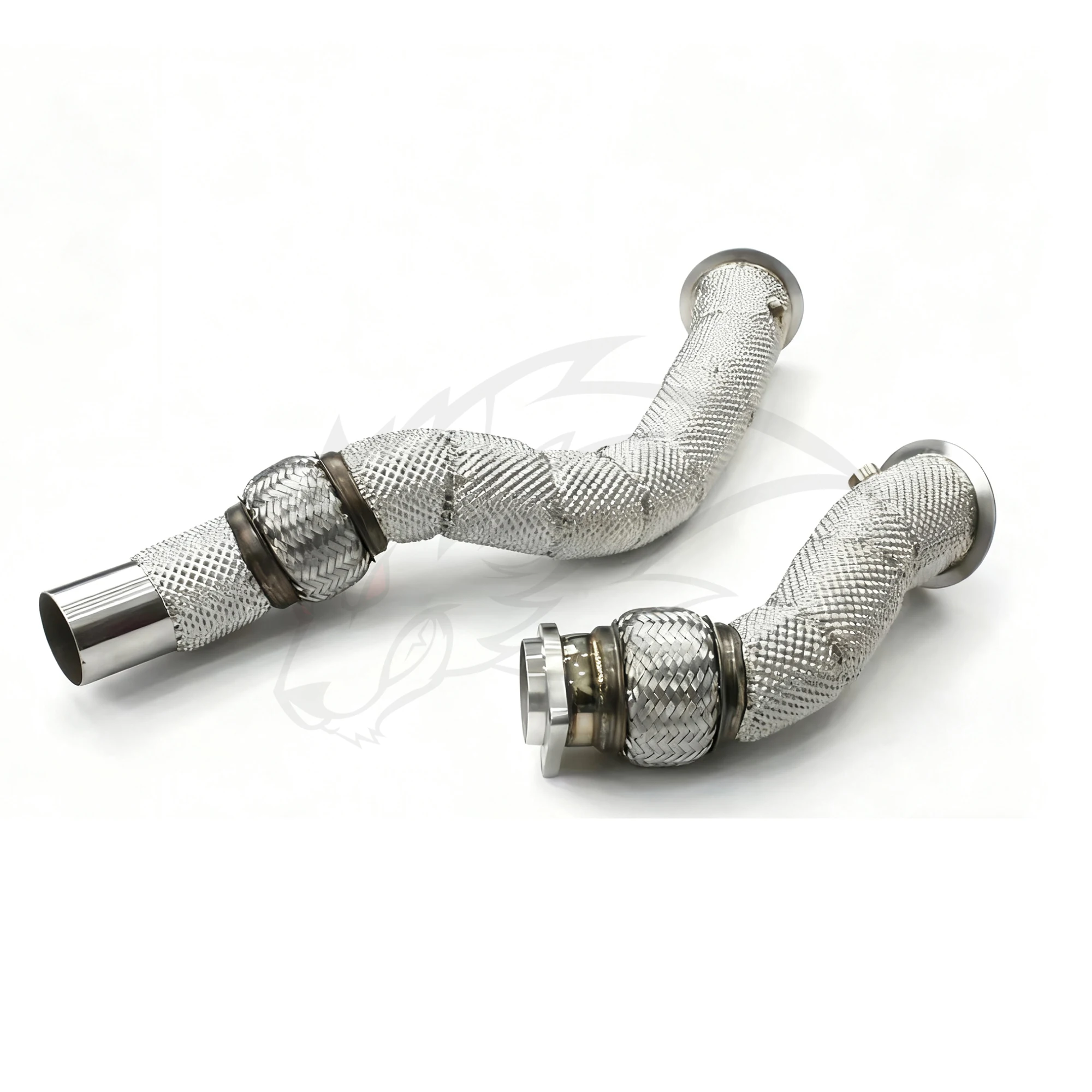 WRAX Downpipe esportivo de alto fluxo para BMW M3 M4 F80 F82 F83 3.0T SS304 Strainght Após atualização do escudo térmico