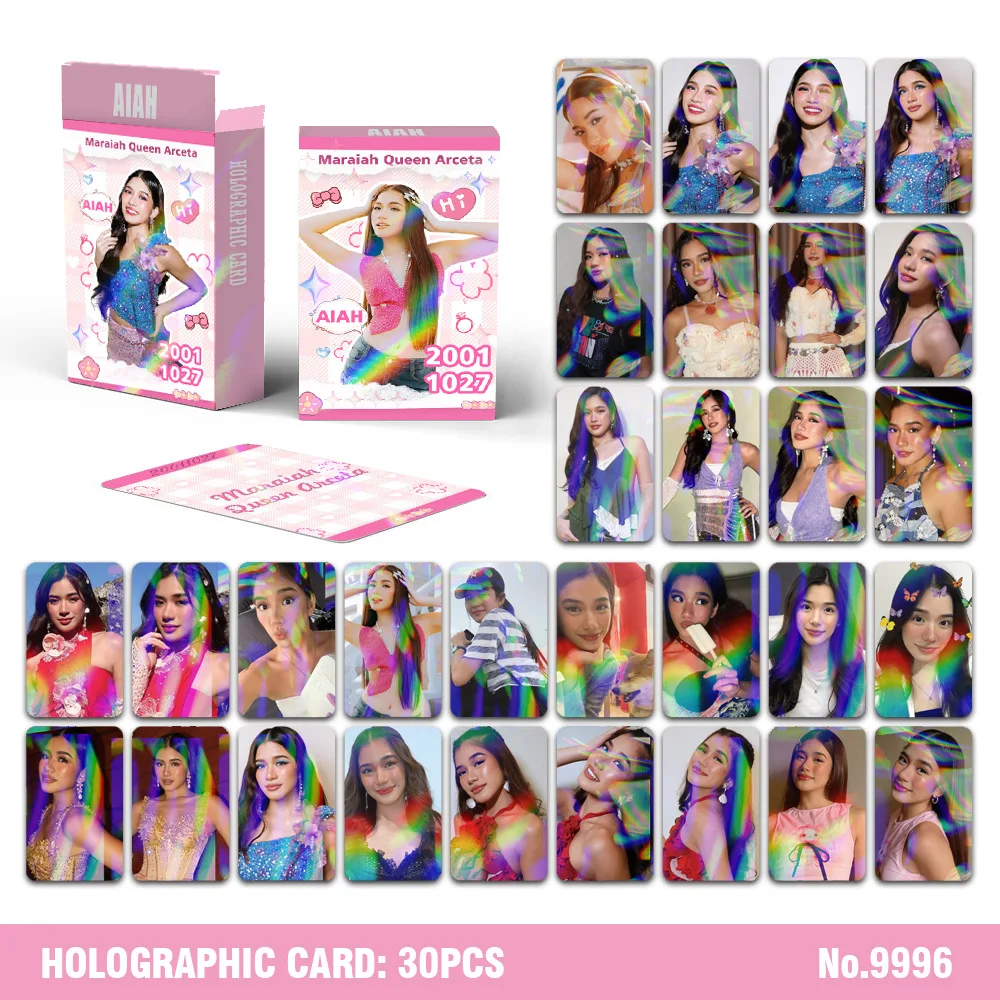 30 pz/set KPOP BINI Member Personal Holographic Lomo Cards MALOI MIKHA AIAH STACEY Selfie Laser photowcards Fans Collection Gifts