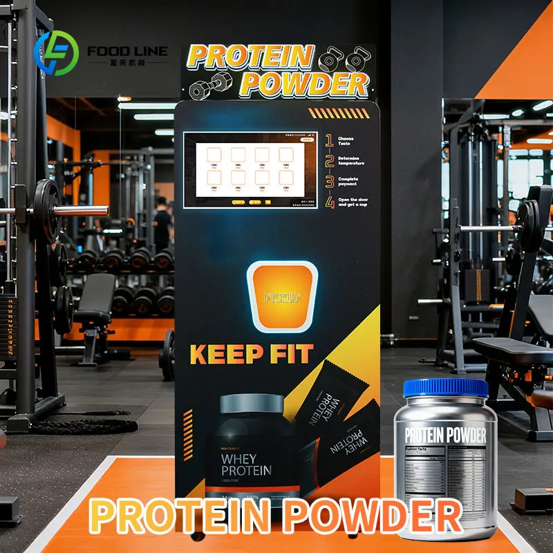 Customized Commercial Protein Shake Automatic Dispenser Protein Powder Vending Machine