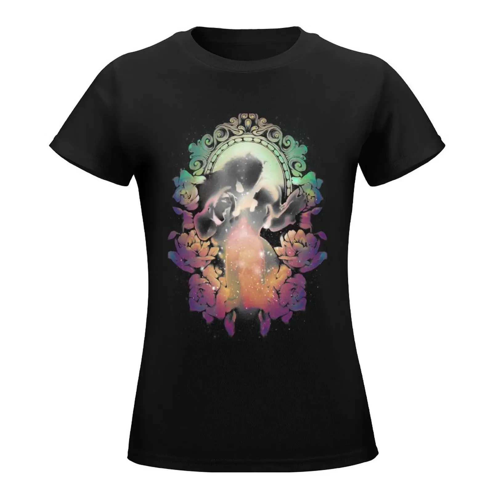 Enchanted Rose T-Shirt shirts graphic tees female cute tops cropped t shirts for Women