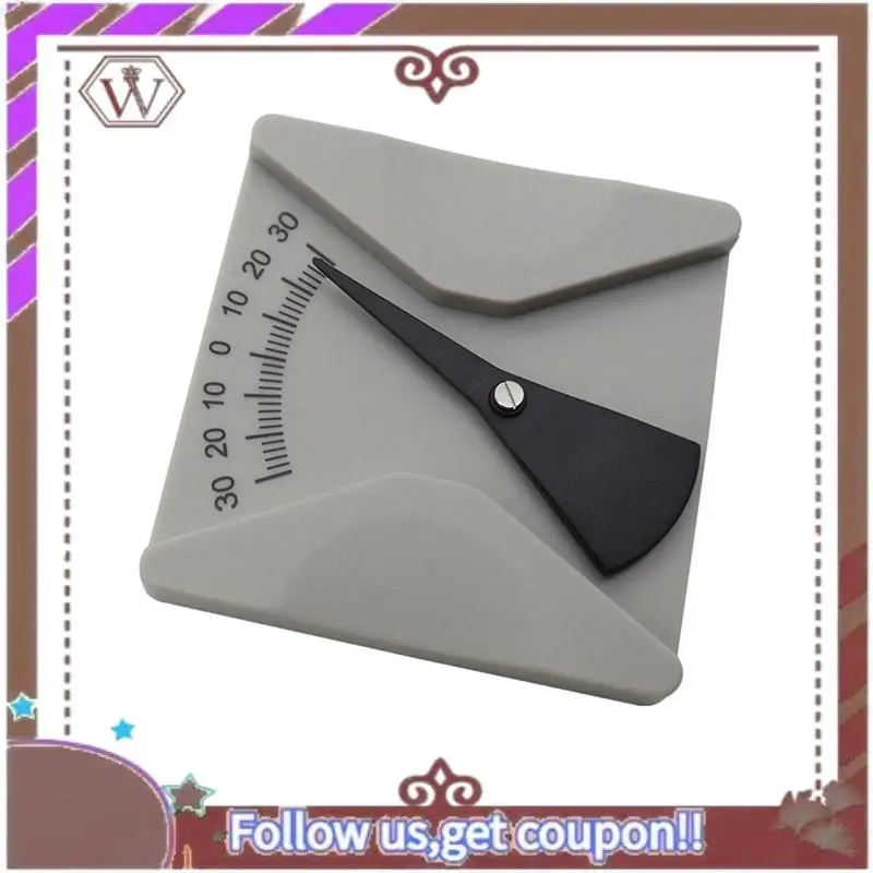 ABBG-Transportador óptico e inclinómetro, herramienta de regla de medición de ángulo ocular de gafas para profesionales