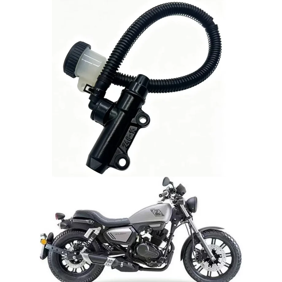 Bomba de Freno Trasera para Motocicleta Keeway K Light Superlight 125 200 202 QJ200-2H Vintage Chopper, Bomba de Freno Trasera con Líquido de Frenos