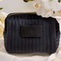New Large Capacity Cosmetic Bag Multifunctional Velvet Toiletry Bag Makeup Organizer Pouch Travel