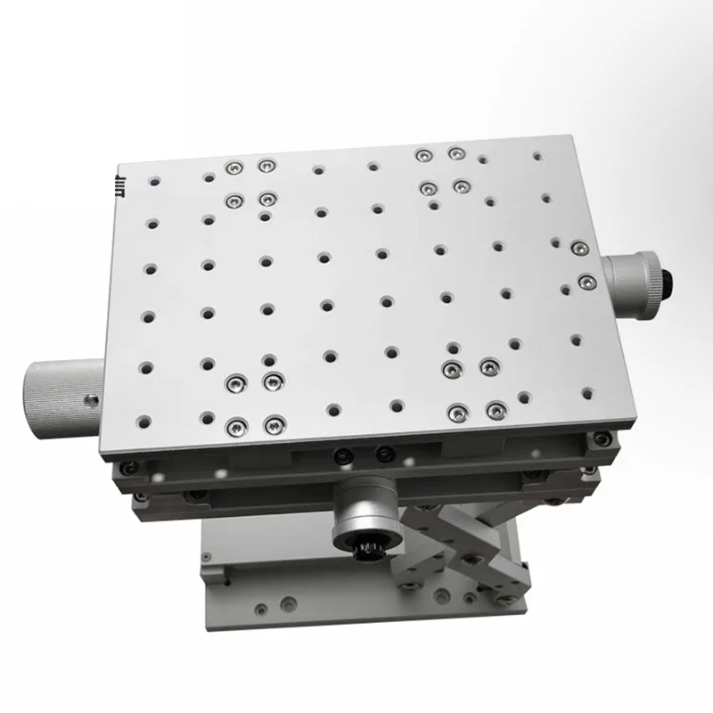 3-Axis Sliding Table 21×15×15Cm | Portable Lifting Workbench for Laser Marking Engraving & Optical Experiment