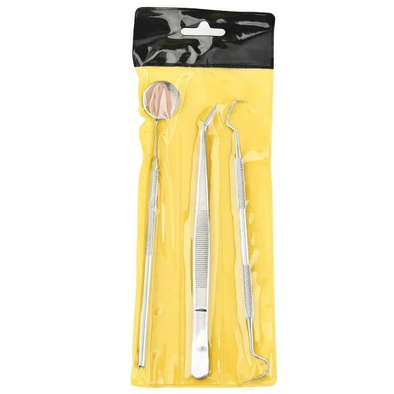 3/4/5/6PCS Professional Dental Mouth Mirror Kit Dentistry Lab Teeth Scaler Dentist Pick Tool Set Oral Care Dental Materials Kit