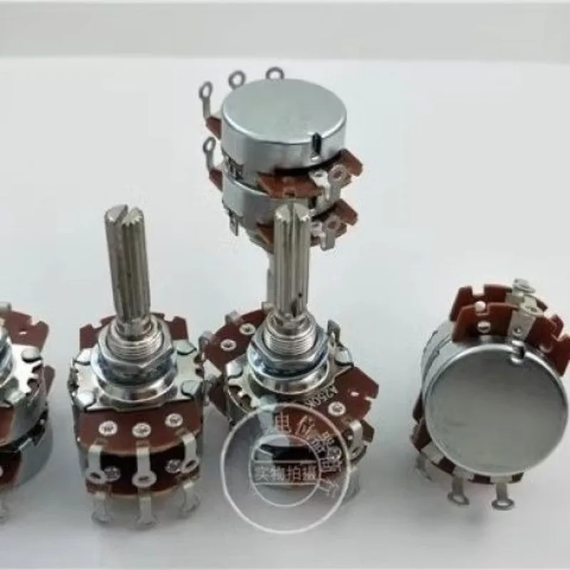 Volume Potentiometer, Dual Tap A50K A100K A250K A500K A1M 8 Pins 1PCS