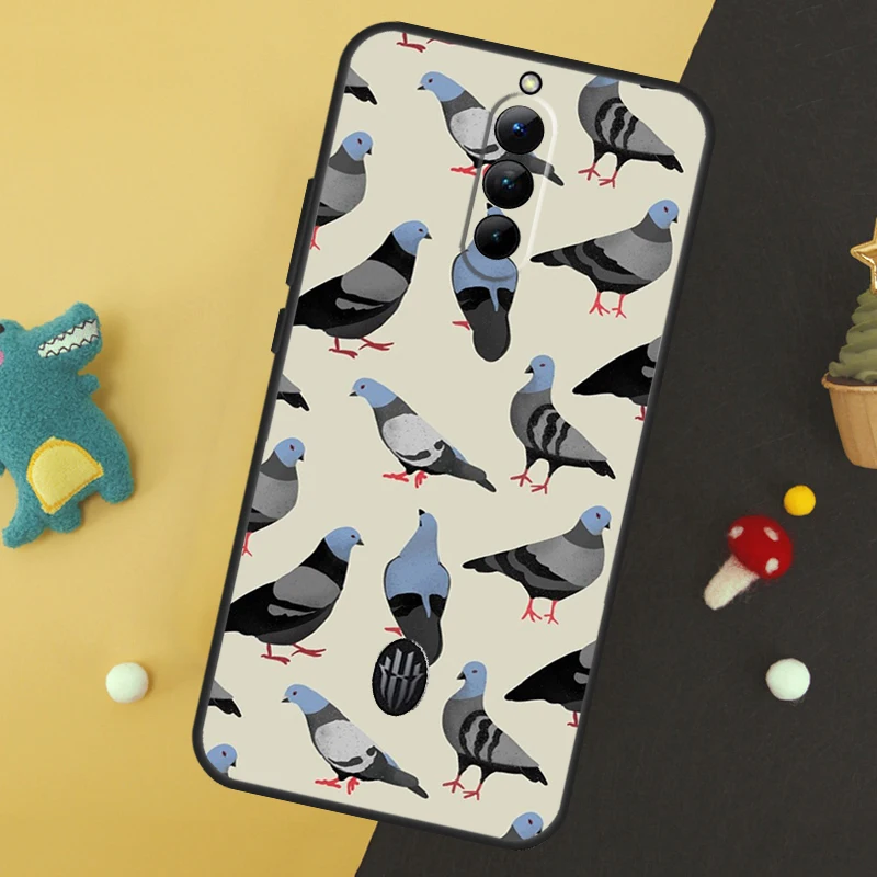 Pigeons Collage Phone Case For ZTE Nubia Red Magic 9 8 8S Pro Plus 5S 6R 5G 6 7 6S 7S Pro Protective Cover