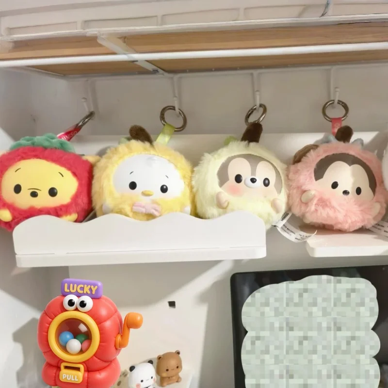 

В наличии Disney Ufufy Fruit Series слепая коробка виниловая сумка кулон Disney Stitch Винни Пух кавайная кукла Mystery Box игрушка Giifts