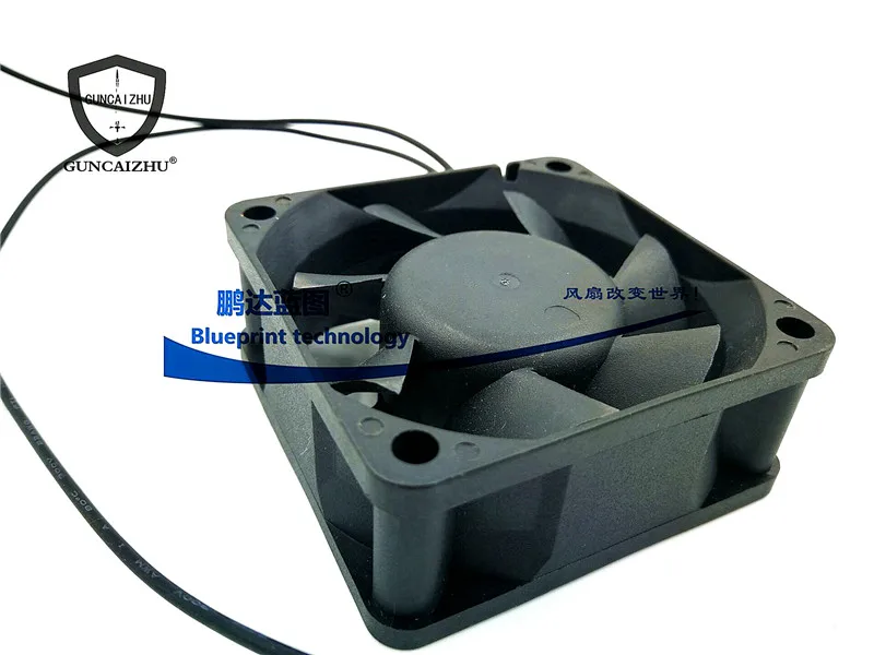 Ventilador de Refrigeração Axial Dupla Tensão, Bola Duplo, Pequeno, 6cm, AC 110-220V, 60x60x25mm, 6025