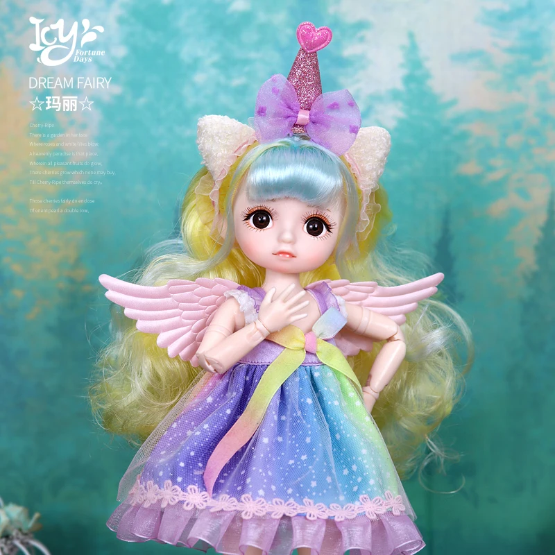 Dream Fairy 1/6 BJD Special Offer Angel doll 28cm Doll Set Toy Gift