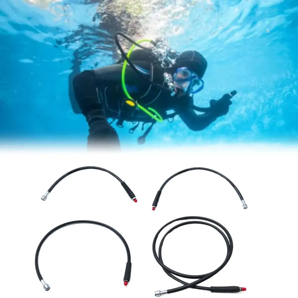

Scuba Diving Medium Pressure Hose Rubber Two Stage Pressure Dive Regulator Diving Accessories Underwater Inflator Hose