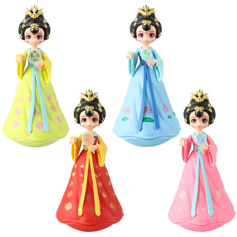 

Doll Mascot Datang Tumbler Miss Sister Cartoon Creative Ornament Xi'an Tourist Doll Small Souvenir