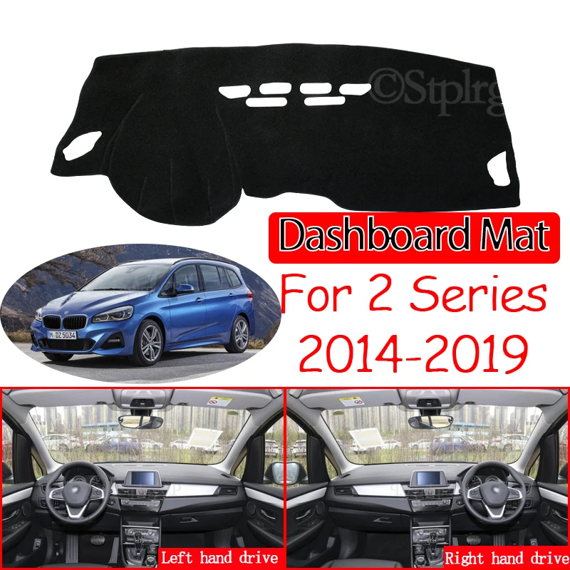 

Противоскользящий анти-УФ-коврик для приборной панели, коврик для приборной панели, аксессуары для ковров 218i 220i для BMW 2 серии F22 F45 Coupe Gran Active Tourer