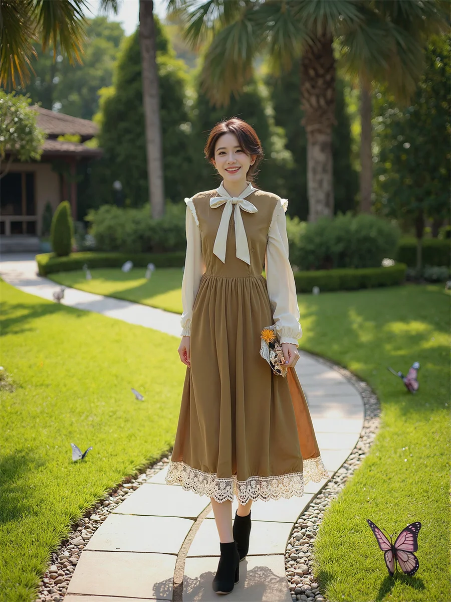 Women'S Dresses Black A-Line Patchwork Autumn Spring Sparkly Mesh Empire Waist Vintage Form-Fitting Tie-Dye Floral Satin Tunic