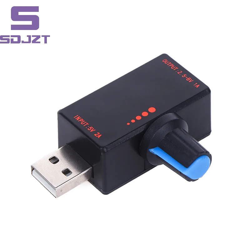 New 1Pc 5W DC5V2A Fan Induction Speed Controller With Switch USB Protection Type-C USB Laptop Cell Phone Cooling Fan Controller