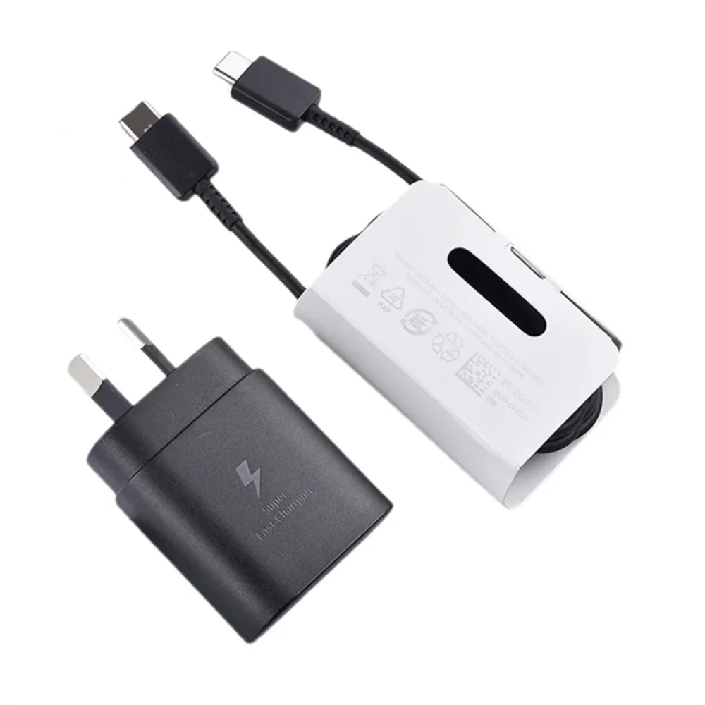 Samsung S25 S24 A56 5G Usb Type C 25W AU Plug Super Fast Charge Charger PD Wall Power Adapter For Ga