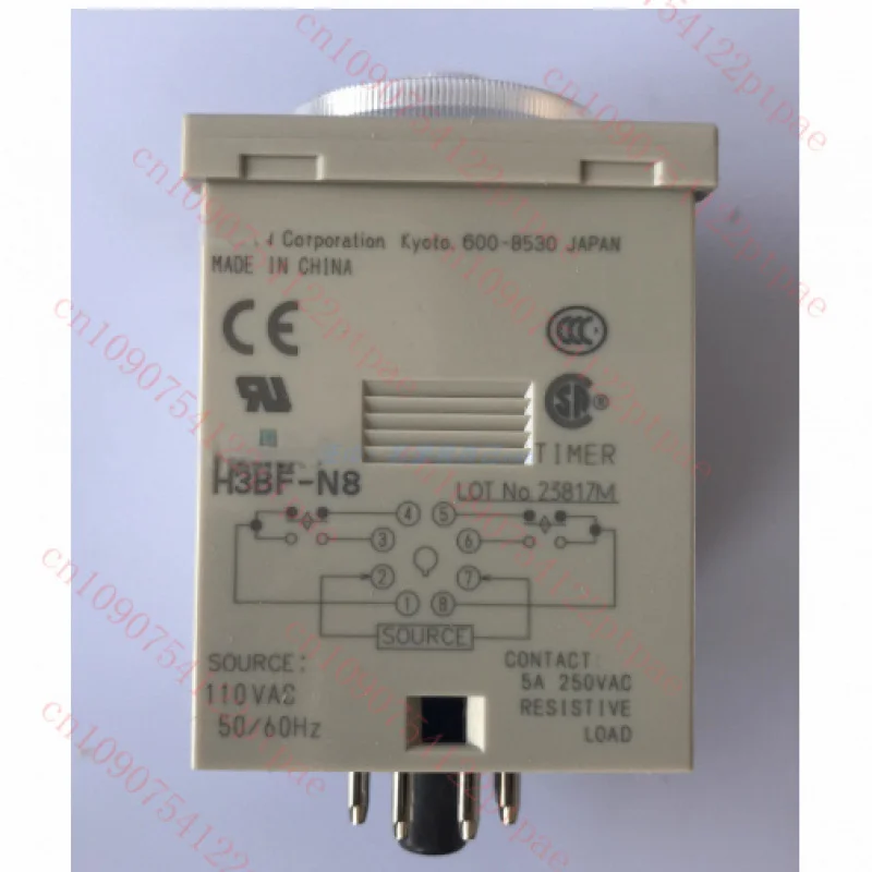 Authentic New  H3BF-N8  Double Cycle Time Relay TIMER  220VAC