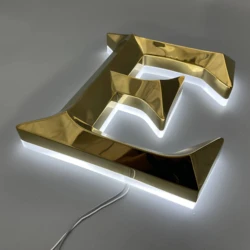 Custom Waterproof LED 3D Metal Letters for Shop Advertising Signage