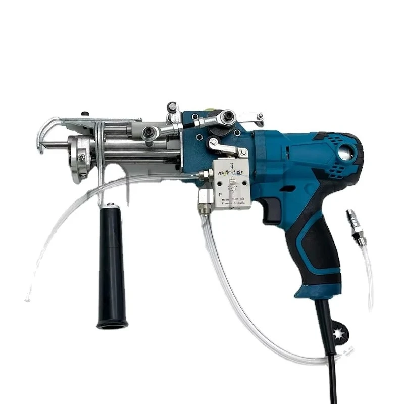 Wholesaler Factory Adjustable AK3 Pneumatic Hand Tufting Gun for Carpet 2in1 Weaving Machine for Rug Cut and Loop Pile Weavers