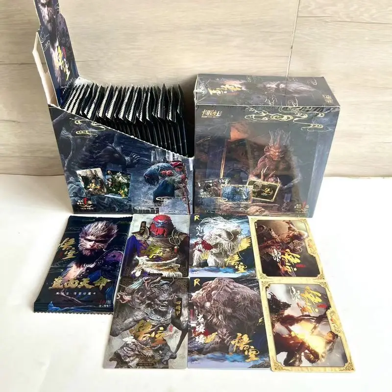 Nouveau jeu mythe noir: carte Wu Kong le voyage vers l'ouest Sun Wukong tigre pionnier beauté serpent ours noir cartes de collecte de rôle