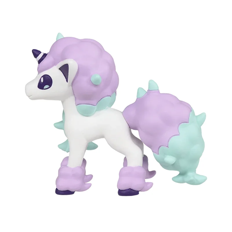 Original TOMY Pokemon Figuren MS-42 Kawaii Galar Region Ponyta Modell 5cm PVC Anime Spielzeug Kind Geschenke