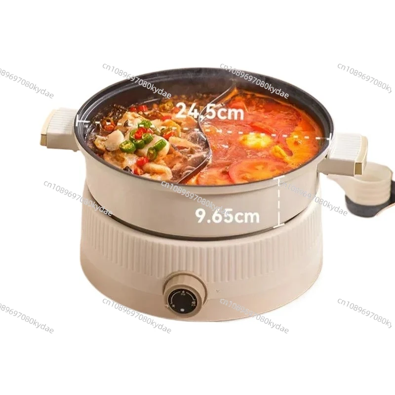 Мультиварка разделенного типа, кухонная электрическая кастрюля, многофункциональные кастрюли для приготовления тушения на пару, домашняя кастрюля 3,5 л, кастрюля 1360 Вт, кастрюля