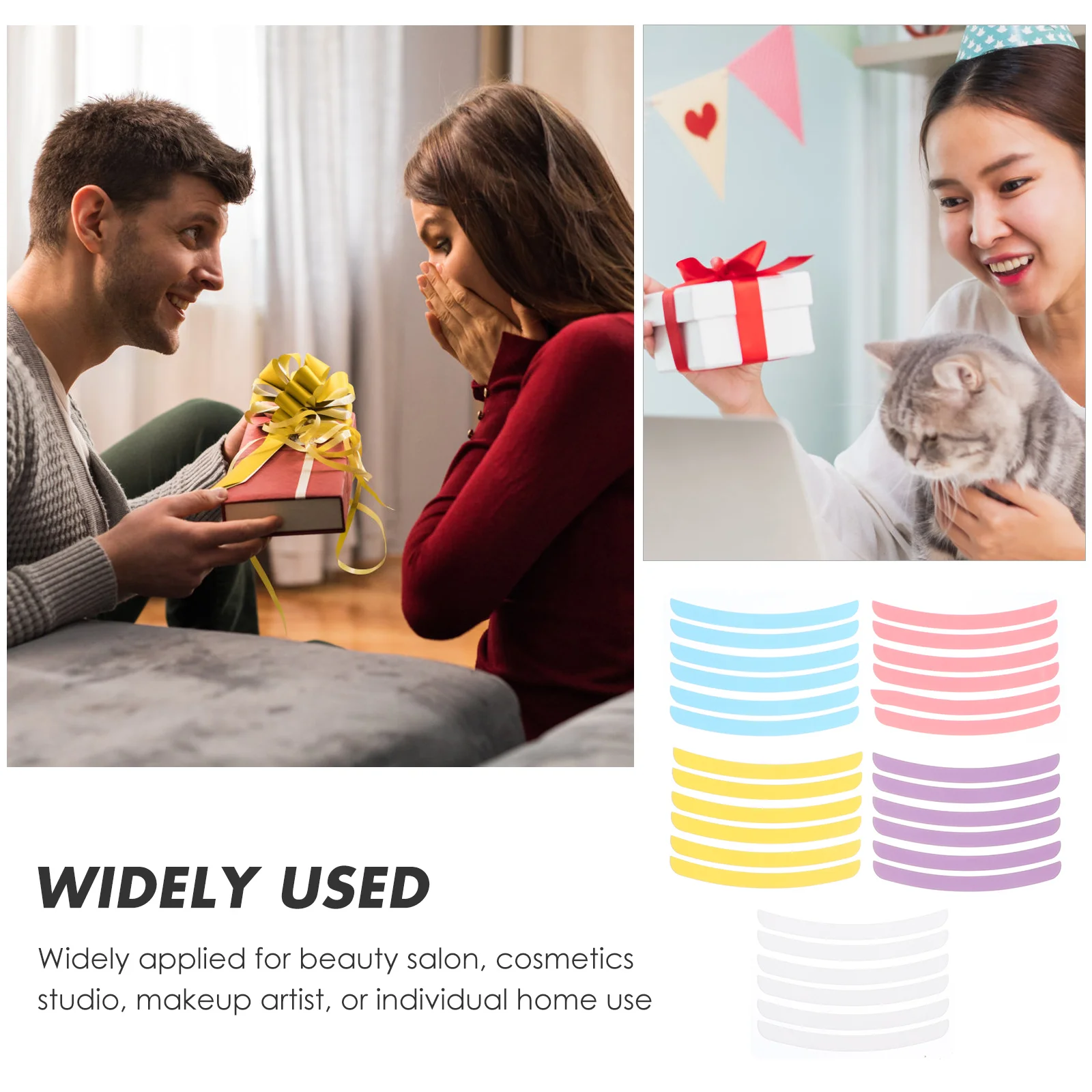 

Reusable Eyelash Lifting Pads Silicone Lash Perm Pads for Salon Beauty Tool 5 Sheets Eyelash Lift Kit Silicone Lash Lifting Rods