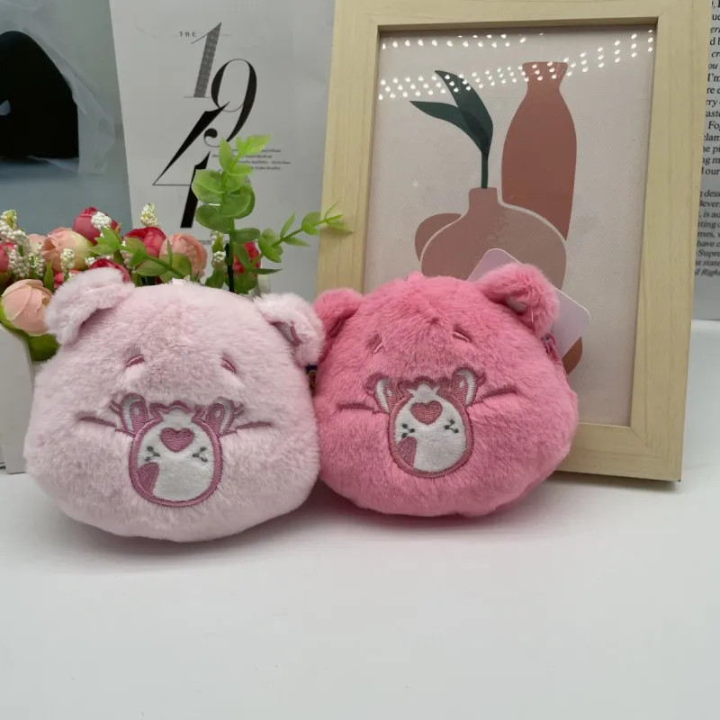 Fashion brand cartoon Cute Bear Purse Plush Doll Key Chain Wedding Throw Baby boutique companion gift  backpack decorate