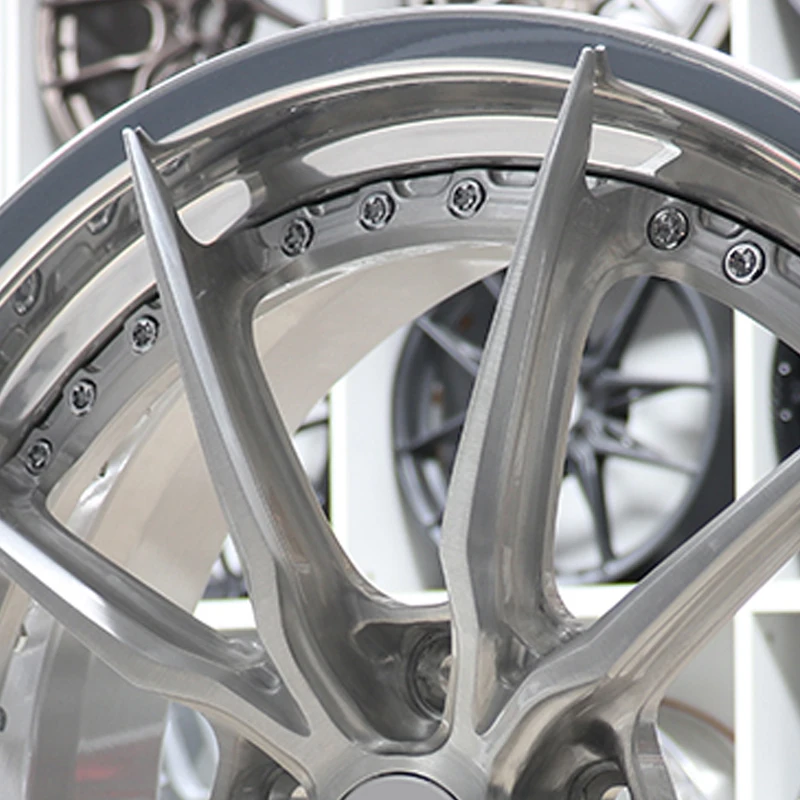 

for New RWE 19 Inch Deep Dish Forged Wheel Hub Brushed Bronze Aluminum Car Wheel Rim with 5 Year Warranty