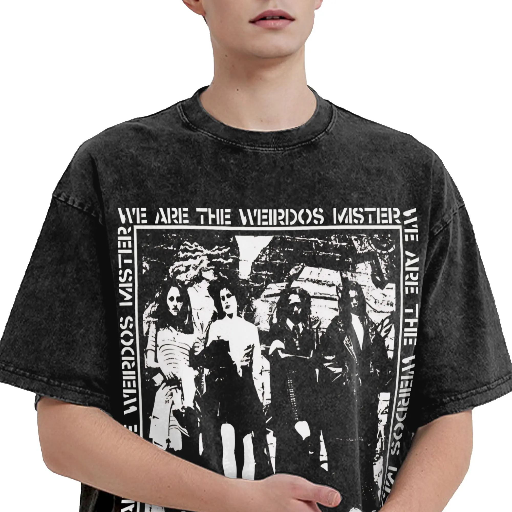Graphic Printed The Craft Movie We Are the Weirdos  Washed Shirt Accessories Oversize T-Shirts  Men Women Tee Shirt