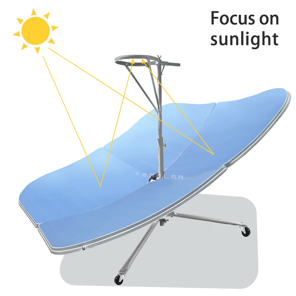 Ship From POLAND 2000W Solar Cooker Portable Solar Stoves For Outdoor Hiking Picnic BBQ Camping