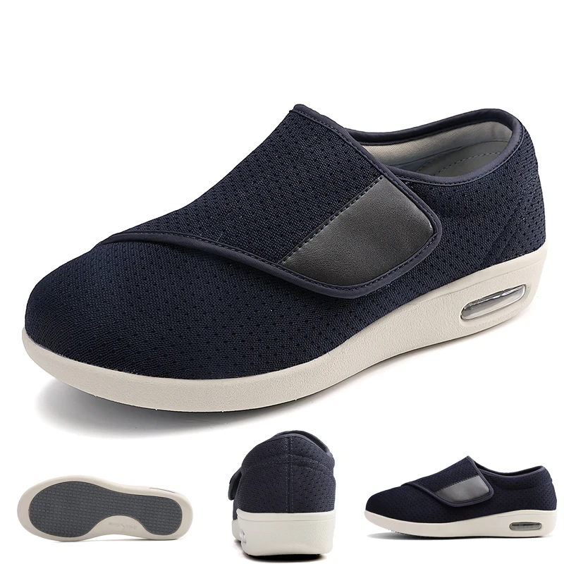 

Men Orthopedics Wide Feet Swollen Walking Casual Shoes Thumb Eversion Adjusting Soft Comfortable Diabetic Man Shoes Big Size