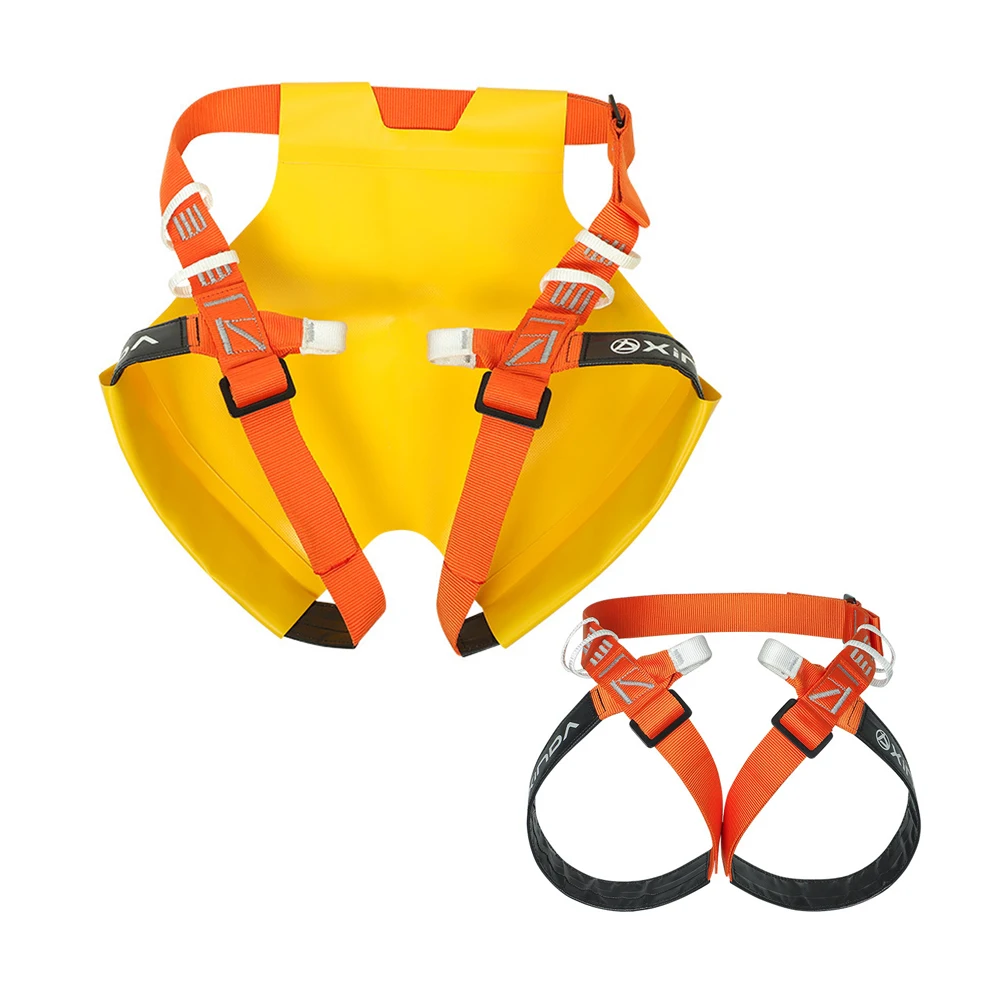 

Half Body Safety Belt For Outdoor Cave Exploration, Rapid Descent, Ultra Light And Simple Fast Belt, P617