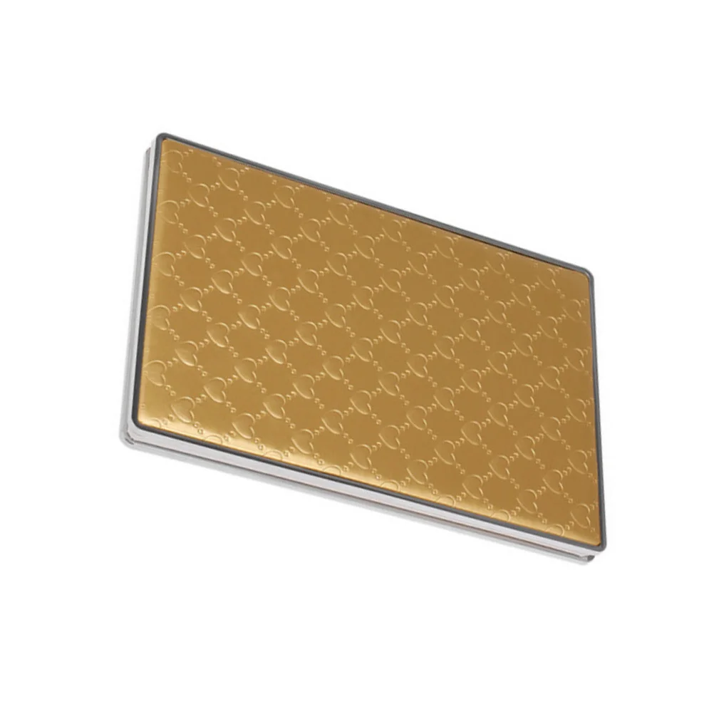 Tarjetero para exhibición de pegamento para esmalte, libro de exhibición de Color dorado para manicura, organizador duradero para decoración de uñas, libro de exposición de colores, herramientas de manicura