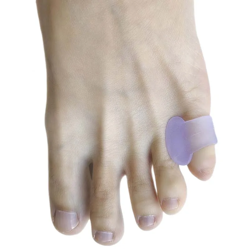 Corrector de juanete de silicona, almohadilla ortopédica para el cuidado de los pies, 2 piezas = 1 par