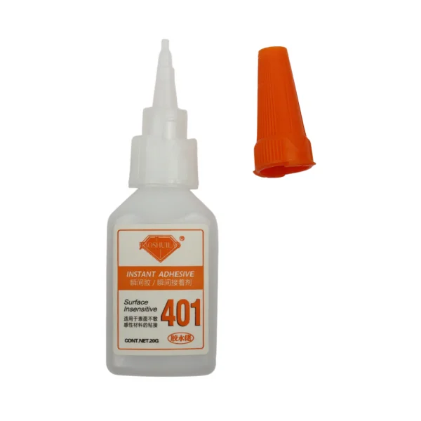 401 Super Glue 20mL Stronger than 502 Plastic Cermet Shoes Repair Quick-Drying Nail Wood Paper Instant Adhesives