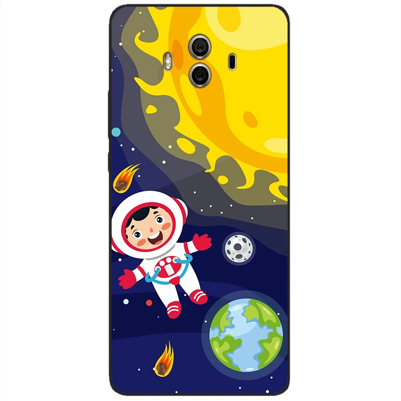 لهواوي ماتي 10 لايت/10 برو/mate10 ALP-L29 ALP-L09 ALP-AL00 كابا لهواوي ماتي 10 برو حافظة سوداء الوفير سيليكون غطاء الهاتف