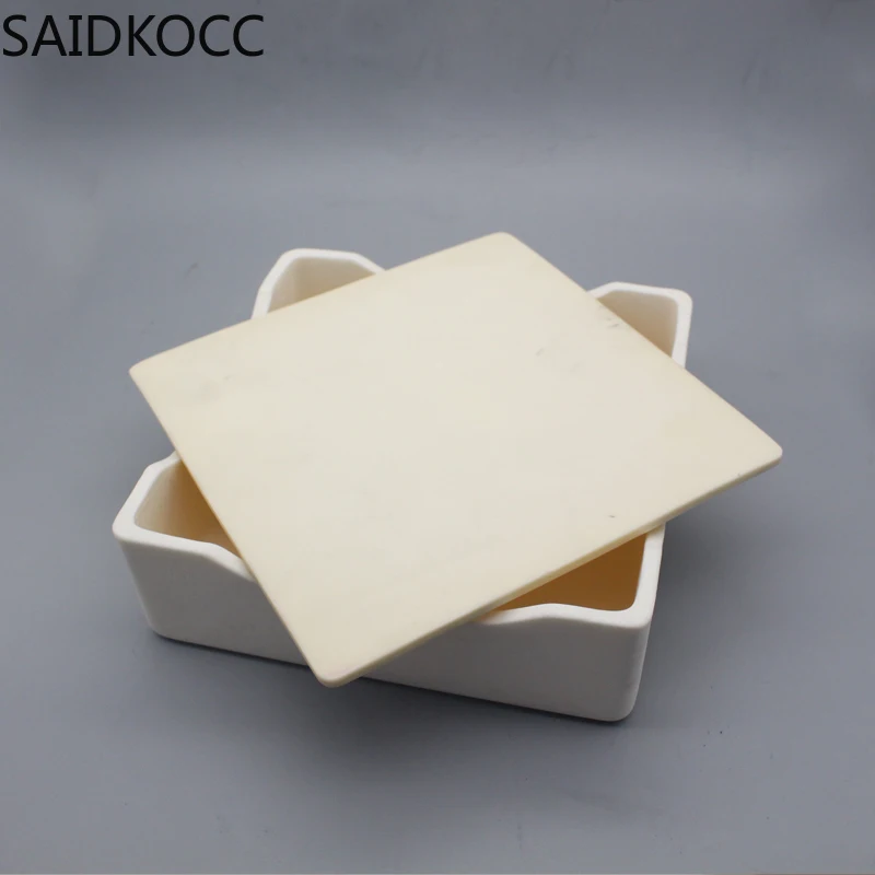 Customized corundum lithium battery sagger, high-temperature resistant alumina wear-resistant electric insulation crucible