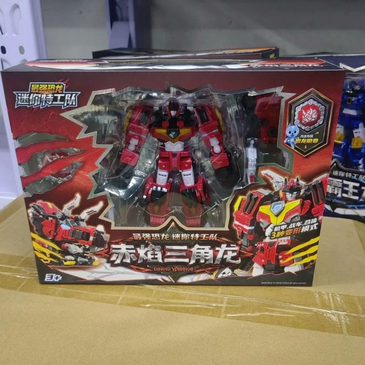 MiniForce Dinoid Warrior Transformatie Robot Dinosaurus Model REX KAISER Mini Force Vervorming Headbot Giganoto Dino Speelgoed