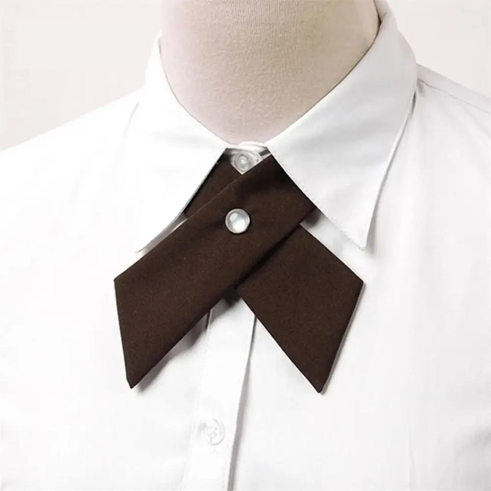 ใหม่ที่ถอดออกได้ CROSS Bowtie JK Uniform Decor โพลีเอสเตอร์ผูกโบว์เครื่องแต่งกายอุปกรณ์เสริมเสื้อ Tie