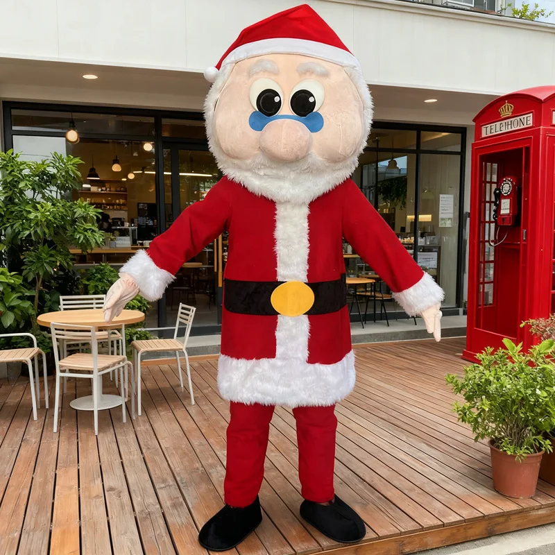 

Santa Claus Cartoon Doll Costume Walking Doll Props Costume Christmas Tree Doll Costume Activity Props
