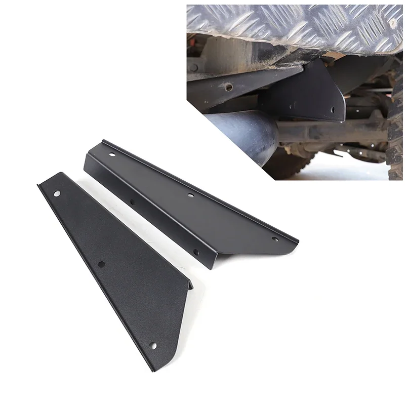 يصلح لاند روفر ديفندر 90 110 130 2004-2018 السيارات العجلات الأمامية والخلفية درابزين قاعدة الكربون الصلب اكسسوارات السيارات #1