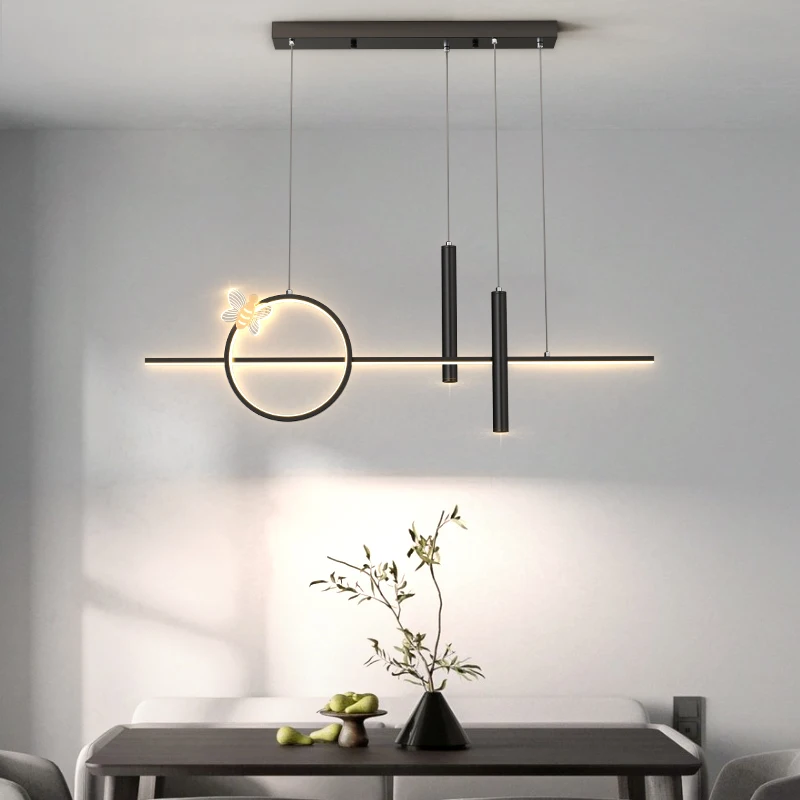 

Black/Gold modern led pendant lights for living room Dinningroom Bedroom nordic home decor Luminaire led pendant lamp lighting