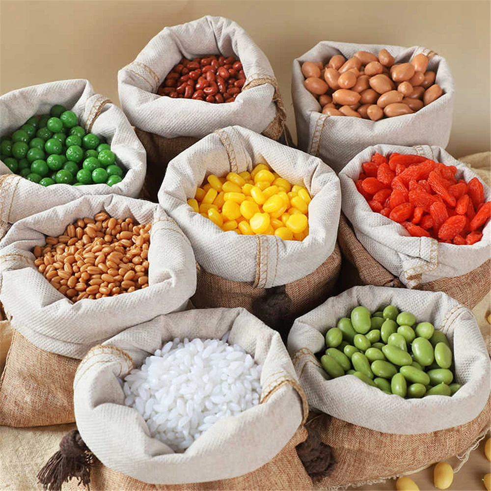 

500 g/lot jujube lotus seed raisin wheat rice beans peanut corn almond cashew pistachio nuts simulation fake food model Props