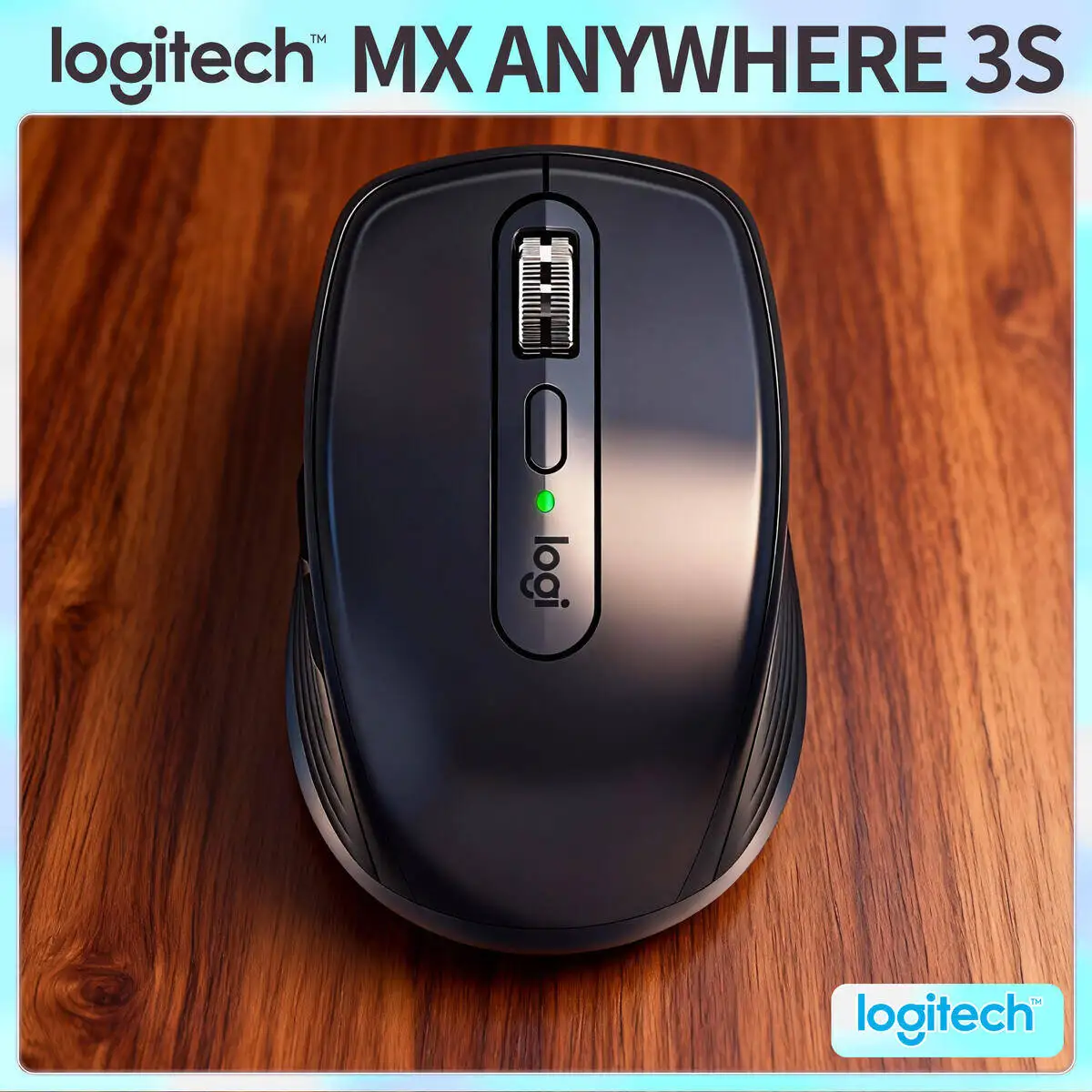 

Logitech MX Anywhere 3S Rechargeable Mouse for Frequent Travelers Fast Charging 70-Day Battery