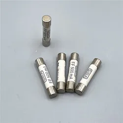 5pcs/Lot SIBA FF 500mA 1000V 30kA 6.3x32mm 7017240 DMI Fast Acting Ceramic Fuse Links for Fluke Multimeter F15B F17B F18B