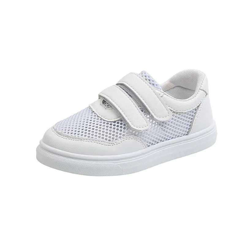 White Casual Shoes For Children Black Kids Sports Shoes Non-slip  Boy Girl Casual Sneakers